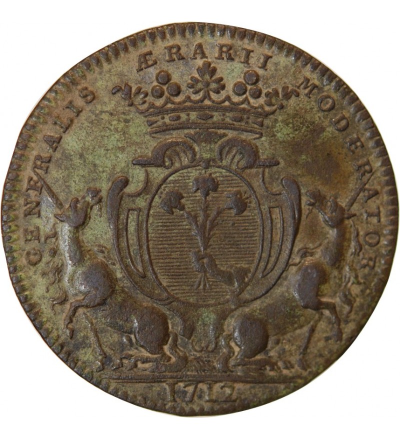 ILE DE FRANCE, NICOLAS DESMARETZ - JETON 1712 R1