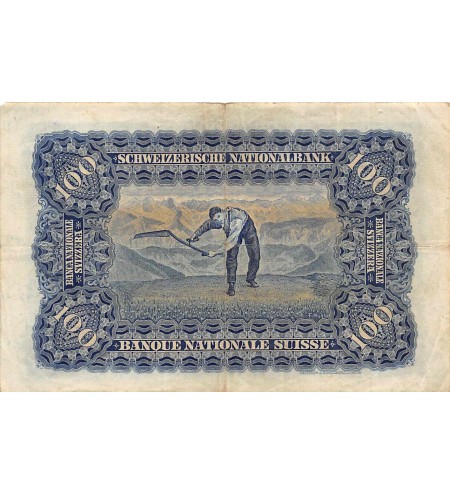 Suisse 100 Franken / 100 Francs 01.04.1924 Série 3Z