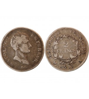 NAPOLEON Ier - 2 FRANCS AN 13 A PARIS "calendrier révolutionnaire" 2