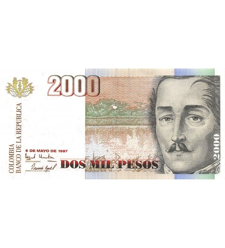 Colombie - 2000 Pesos 06.05.1997