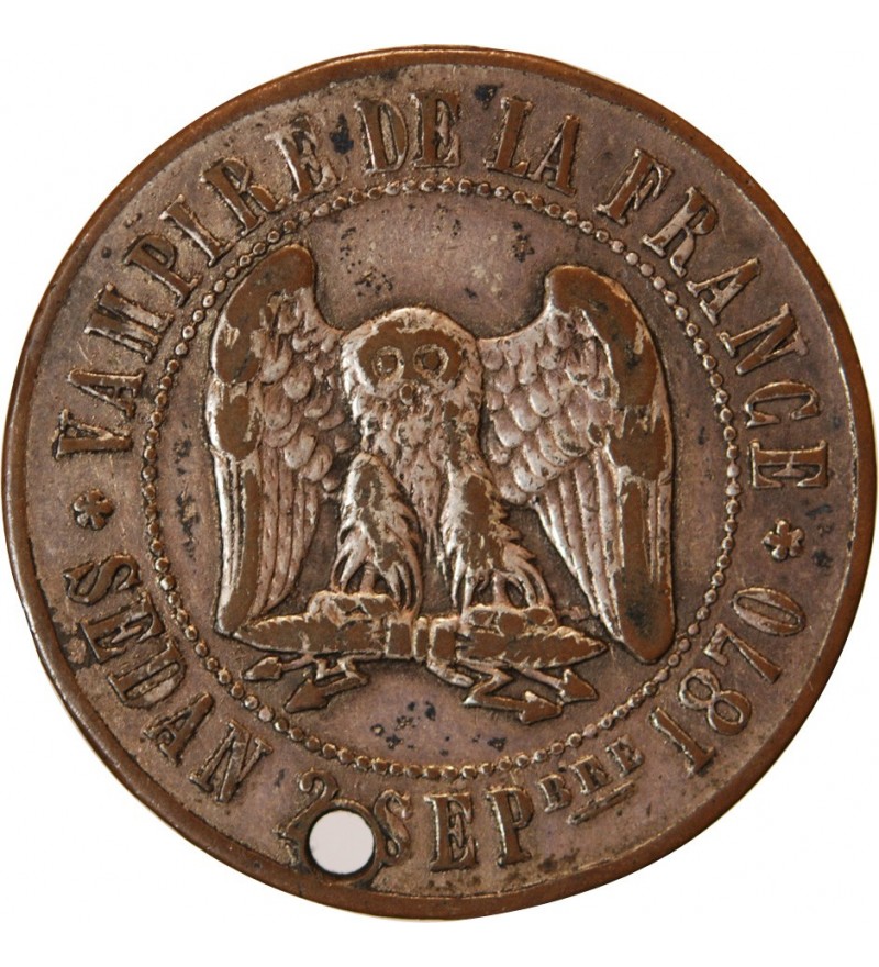 NAPOLEON III, SEDAN - Module satirique de 10 Centimes