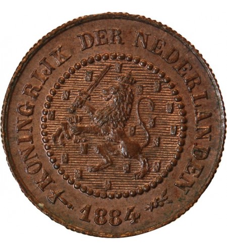 PAYS-BAS - 1/2 CENT 1884
