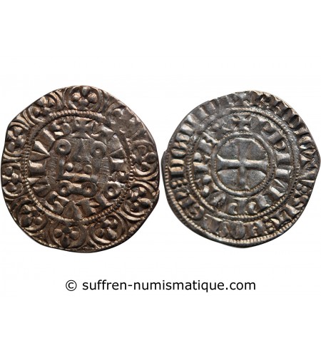 PHILIPPE IV LE BEL﻿ - MAILLE TIERCE A L'O ROND 1285 / 1314﻿