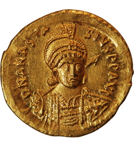ANASTASE I - SOLIDUS OR CONSTANTINOPLE 491 / 518