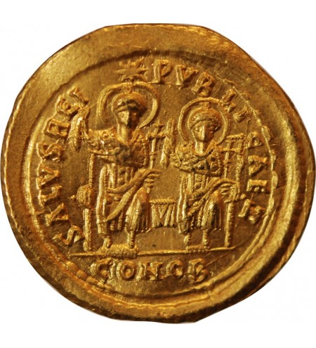 THEODOSE II - SOLIDUS OR CONSTANTINOPLE 402 / 450