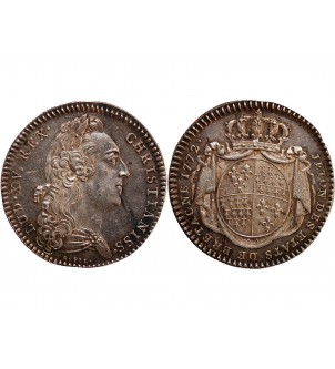 ETATS DE BRETAGNE, LOUIS XV - JETON ARGENT 1772 MORLAIX 2