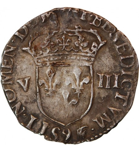 HENRI III - FRANC ARGENT 1578 H LA ROCHELLE