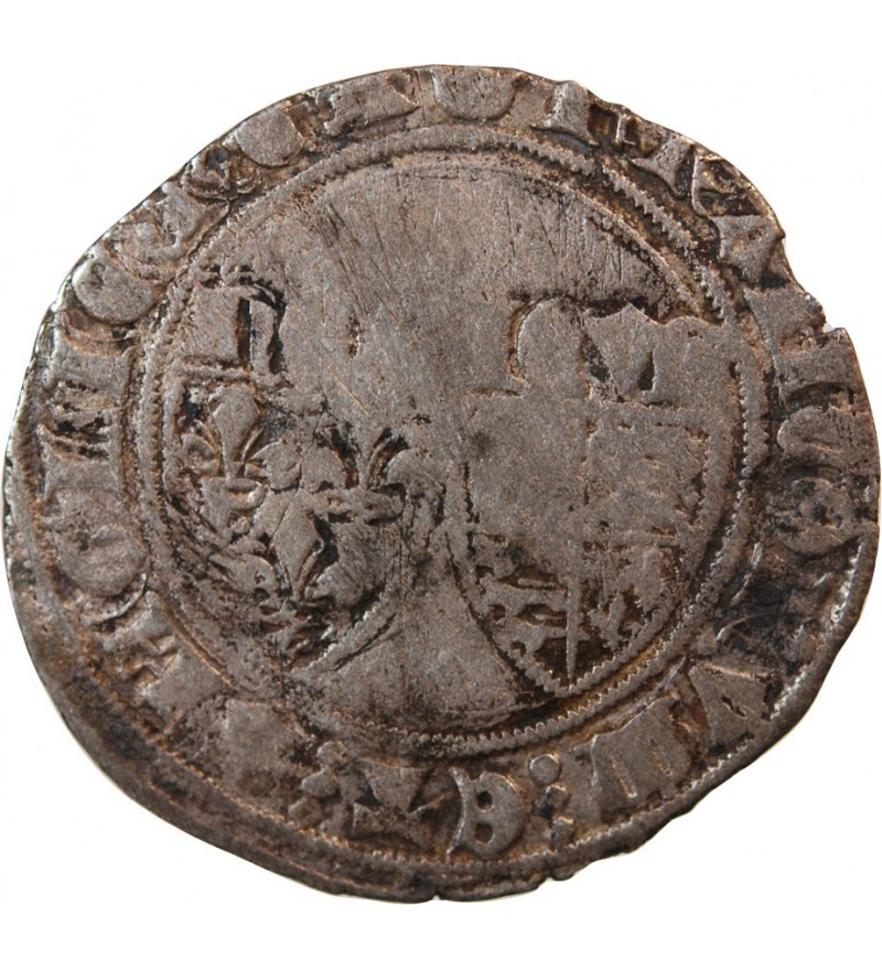 HENRI VI - BLANC AUX ECUS 1422 / 1453 PARIS