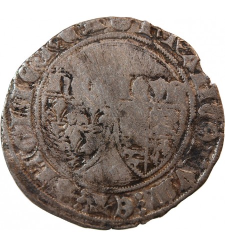 HENRI VI - BLANC AUX ECUS 1422 / 1453 PARIS