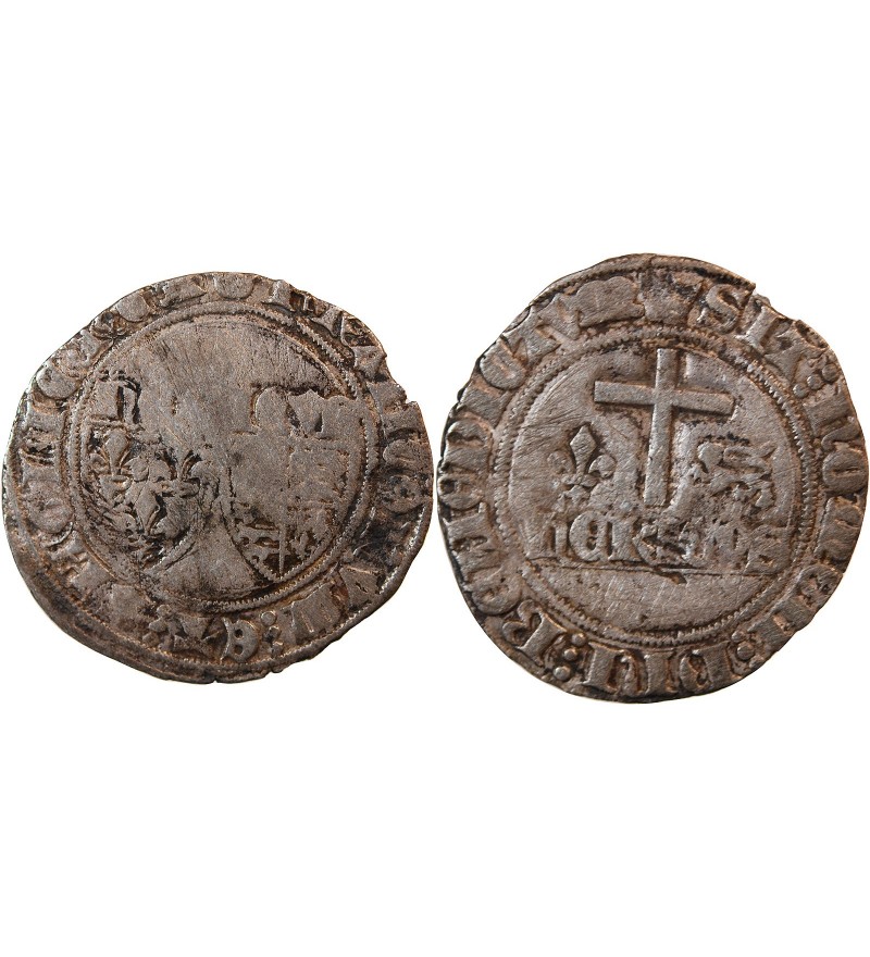 HENRI VI - BLANC AUX ECUS 1422 / 1453 PARIS