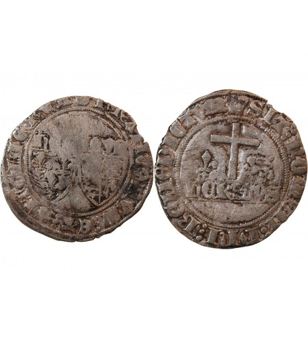 HENRI VI - BLANC AUX ECUS 1422 / 1453 PARIS