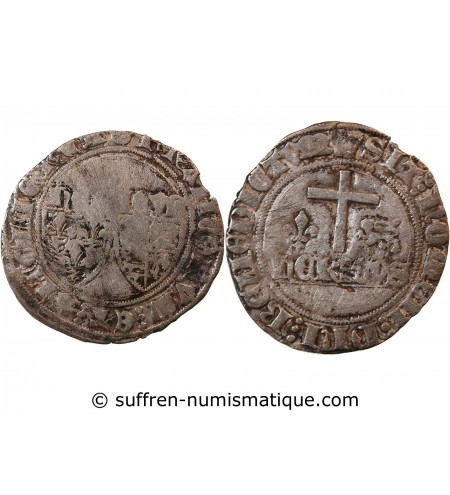 HENRI VI - BLANC AUX ECUS 1422 / 1453 PARIS