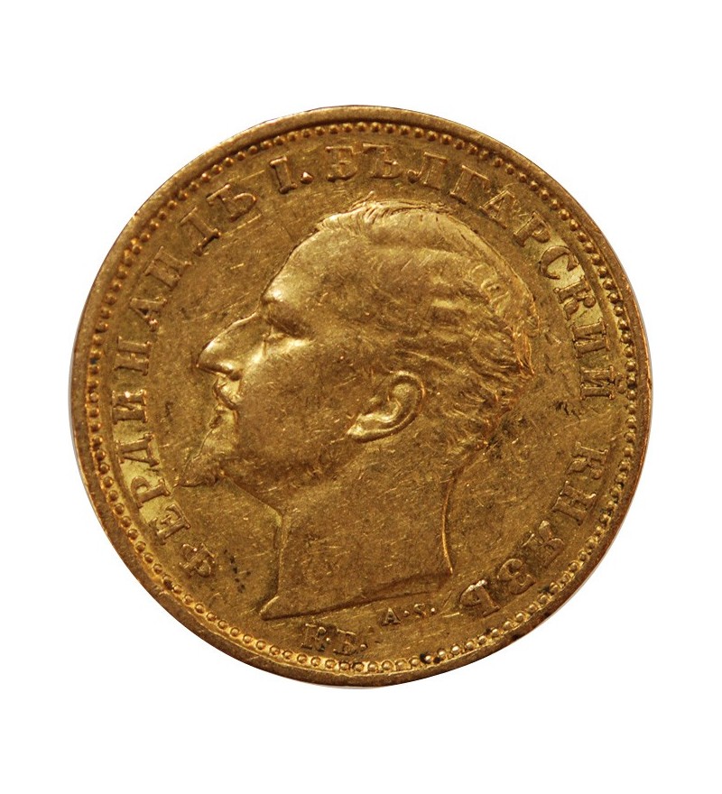 BULGARIE, FERDINAND Ier - 20 LEVA OR 1894