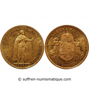 HONGRIE, FRANCOIS JOSEPH Ier - 20 KORONA 1916