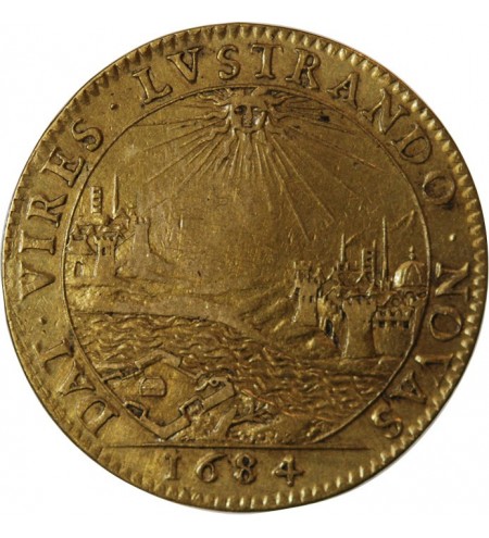 ILE DE FRANCE, Auguste Robert de Pomereu - JETON Laiton 1684﻿