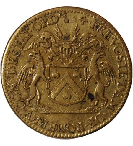 ILE DE FRANCE, Auguste Robert de Pomereu - JETON Laiton 1684﻿