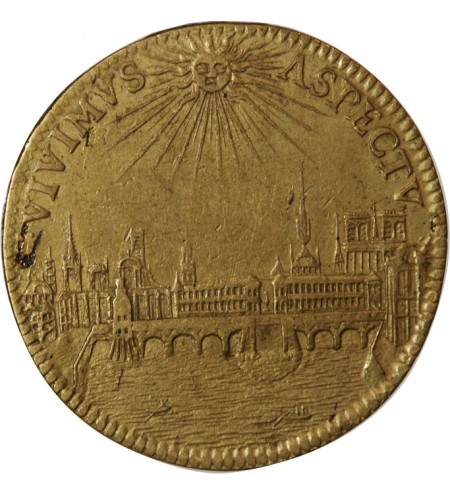 ILE DE FRANCE, Auguste Robert de Pomereu - JETON Laiton 1682