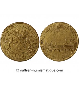 ILE DE FRANCE, Auguste Robert de Pomereu - JETON Laiton 1682