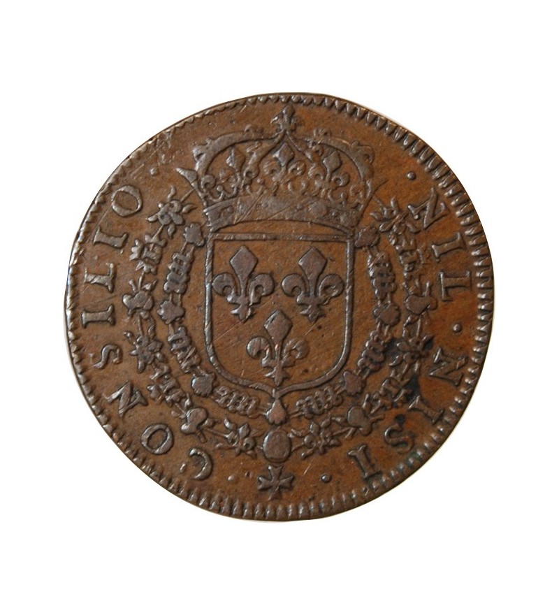 CONSEIL DU ROI, LOUIS XIV - JETON Cuivre