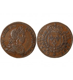 CONSEIL DU ROI, LOUIS XIV - JETON Cuivre 2
