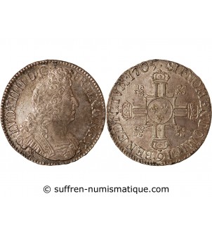 LOUIS XIV﻿ - ECU AUX 8 L 1705 9 RENNES
