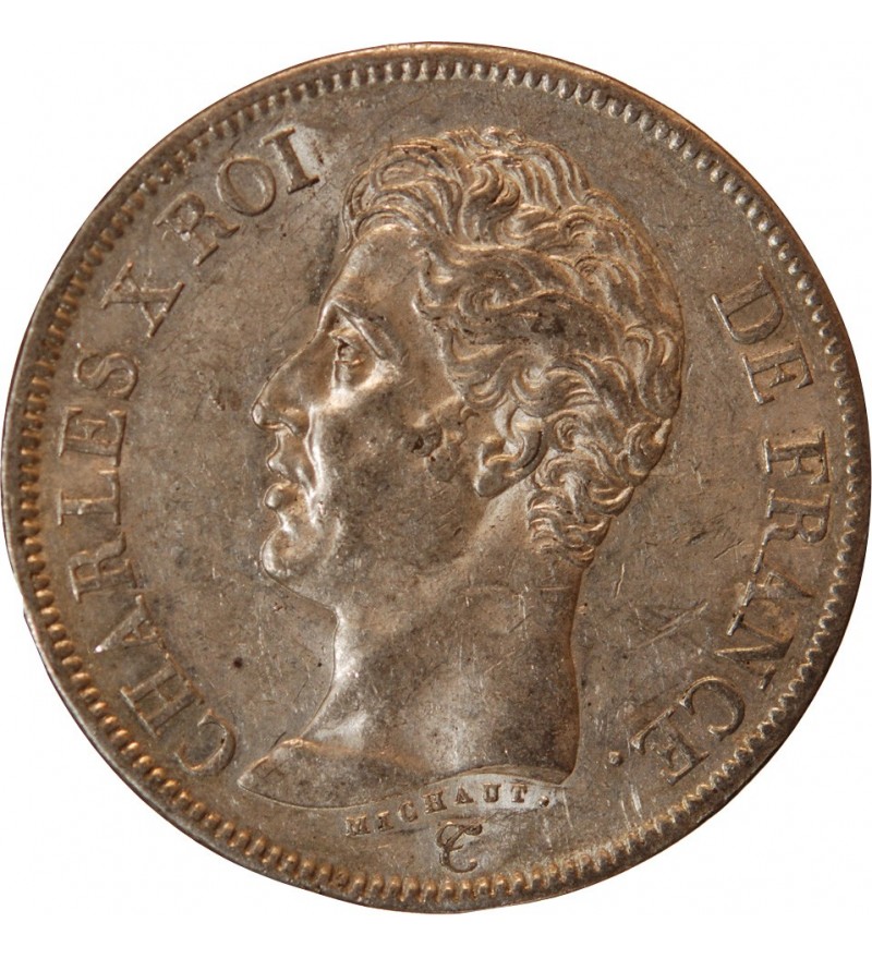CHARLES X - 5 FRANCS ARGENT 1826 A PARIS