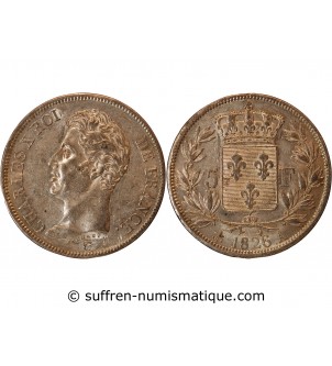 CHARLES X - 5 FRANCS ARGENT 1826 A PARIS