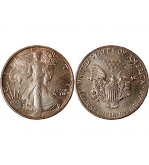 USA - ONCE LIBERTY ARGENT 1991 2