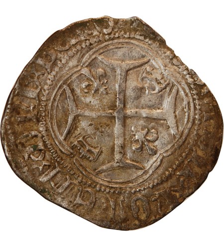 LOUIS XI - BLANC A LA COURONNE 1461 / 1483 BOURGES