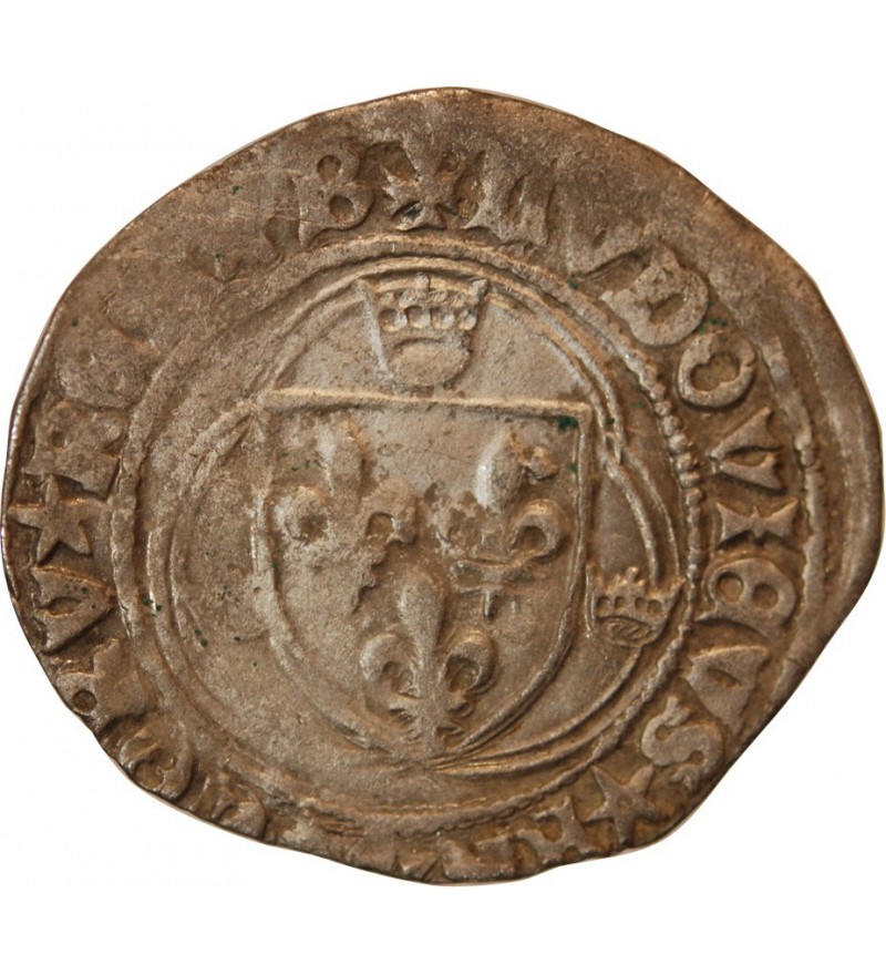 LOUIS XI - BLANC A LA COURONNE 1461 / 1483 BOURGES