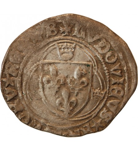 LOUIS XI - BLANC A LA COURONNE 1461 / 1483 BOURGES