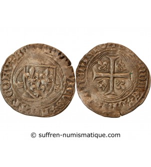 LOUIS XI - BLANC A LA COURONNE 1461 / 1483 TOURS