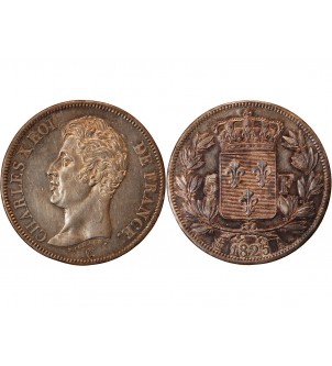 CHARLES X - 5 FRANCS ARGENT 1825 A PARIS 2