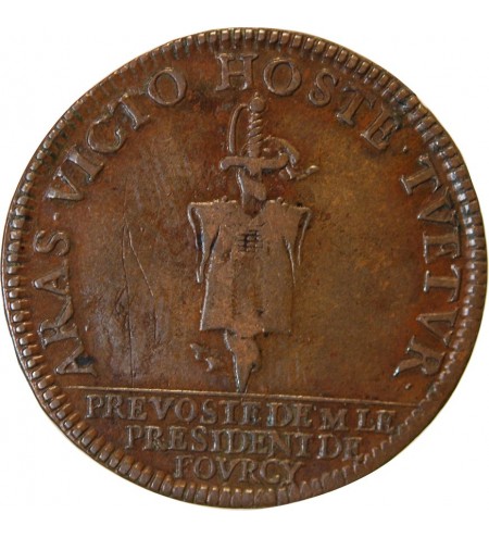 ILE DE FRANCE, Henri de Fourcy, prévôt des marchands - JETON Cuivre 