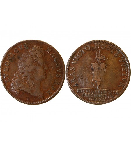 ILE DE FRANCE, Henri de Fourcy, prévôt des marchands - JETON Cuivre 