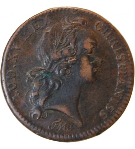 TRESOR ROYAL, LOUIS XV - JETON Cuivre 1750