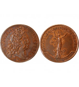 PARTIES CASUELLES, LOUIS XIV - JETON 1712 2