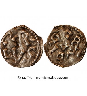 CHARLES Ier Dit "CHARLEMAGNE" - DENIER ARGENT MELLE 768 / 781