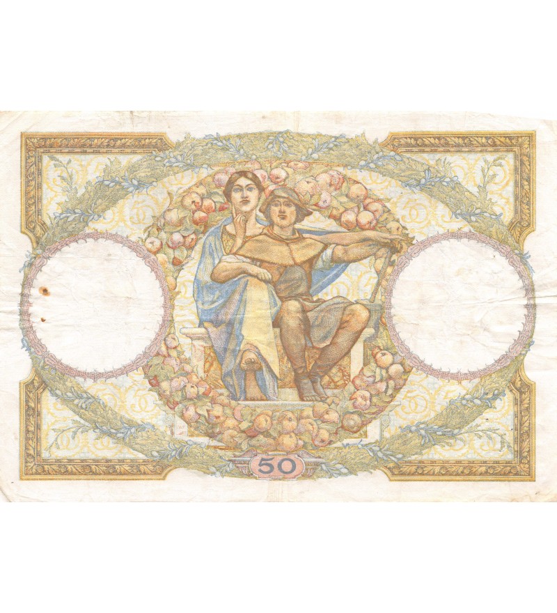 FRANCE, 50 FRANCS Luc Olivier Merson LOM 06.10.1932