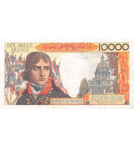 FRANCE, BONAPARTE, 100 NF / 10000 FRANCS 30.10.1958