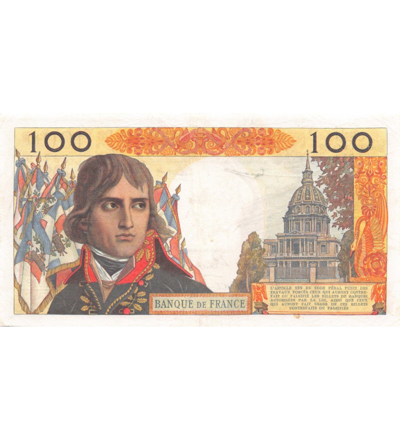 FRANCE, BONAPARTE, 100 NF Nouveaux Francs 07.02.1963