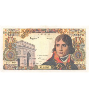 FRANCE, BONAPARTE, 100 NF Nouveaux Francs 07.02.1963 2