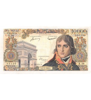 FRANCE, BONAPARTE, 10000 Francs 02.11.1956 2