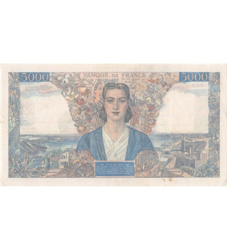 FRANCE, EMPIRE FRANCAIS, 5000 FRANCS 28.03.1946