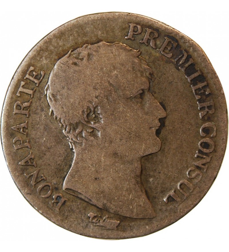 BONAPARTE 1er CONSUL - 1 FRANC ARGENT AN 12 W LILLE
