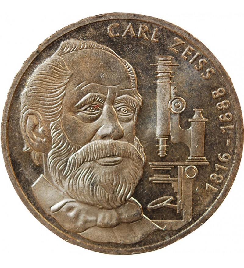 ALLEMAGNE, Carl ZEISS - 10 MARK ARGENT 1988 F STUTTGART