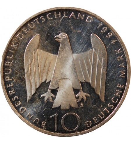 ALLEMAGNE, Résistance contre le Nazisme - 10 MARK ARGENT 1994 A BERLIN