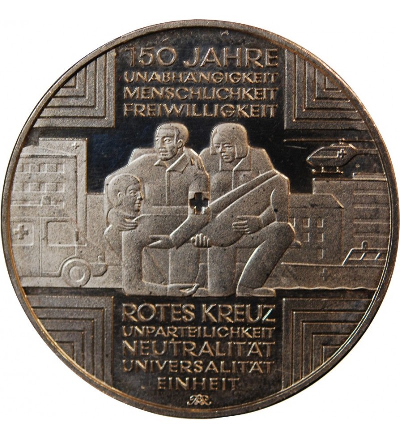 ALLEMAGNE, CROIX ROUGE - 10 EURO ARGENT 2013 A BERLIN