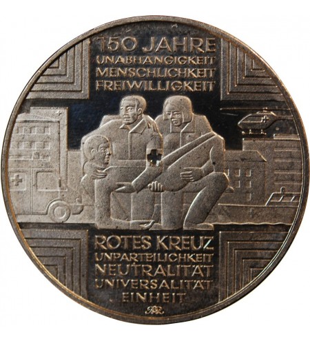 ALLEMAGNE, CROIX ROUGE - 10 EURO ARGENT 2013 A BERLIN