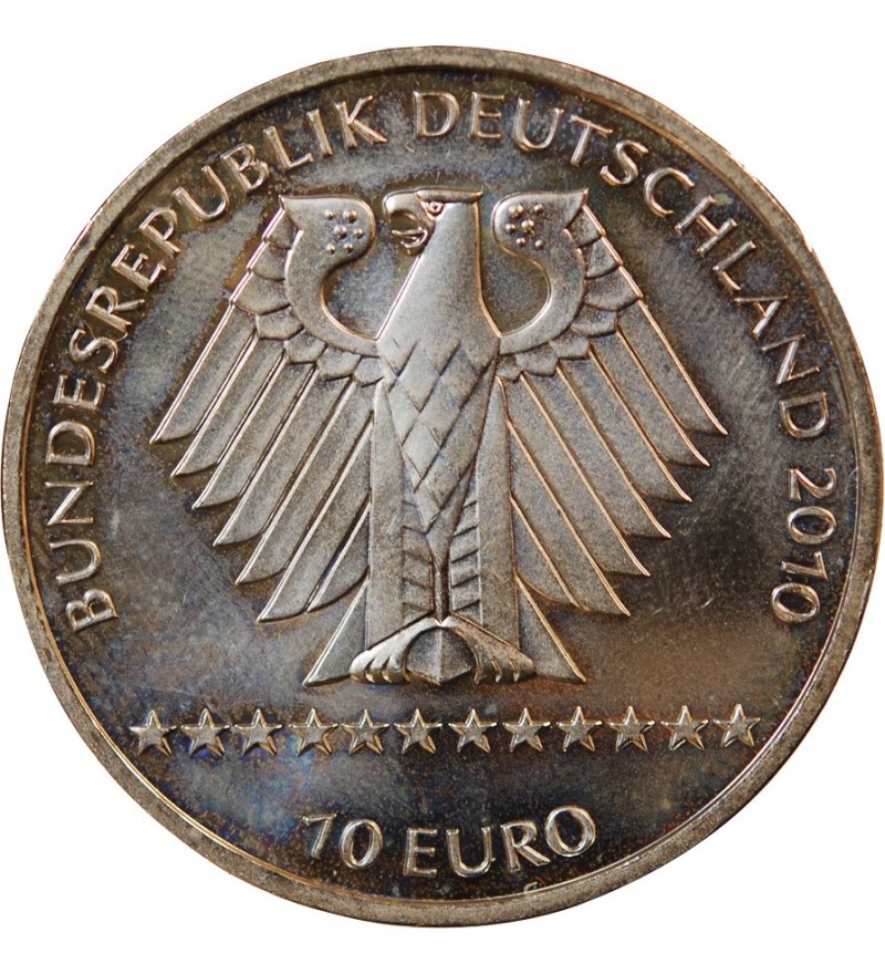 ALLEMAGNE, Coupe du Monde de SKI - 10 EURO ARGENT 2011 J HAMBOURG